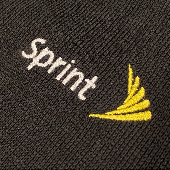 Sprint Cintas Cardigan Women’s Size L Black Knit Button Down Employee Sweater - Picture 3 of 15